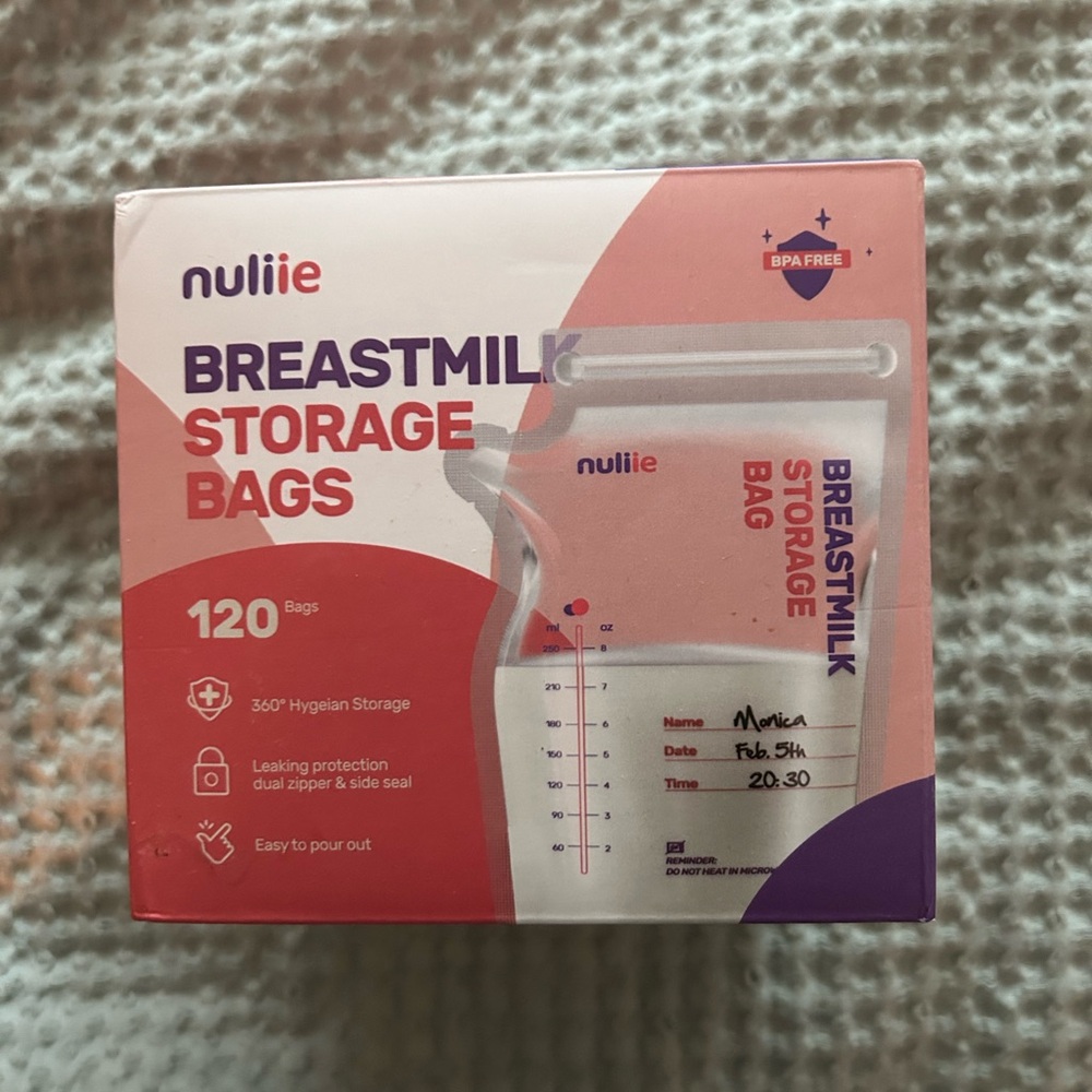 Nuliie Breastmilk Storage Bags